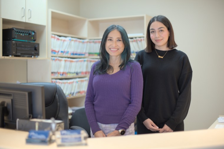 Our friendly front desk team